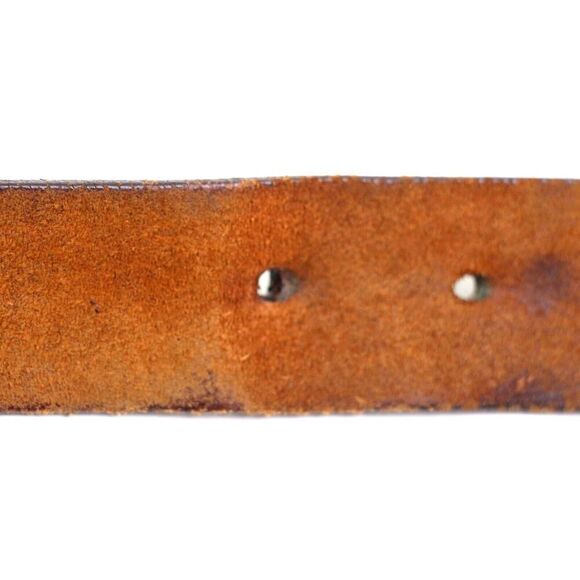 Eddie Bauer BROWN GENUINE LEATHER 1 1/8"Wd CASUAL DRESS MEN'S BELT Sz 42 (65T - Picture 14 of 16